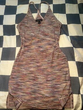 Forever 21 - multi colored mini dress with split sides